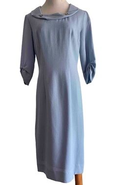 Blue Vintage Pencil Dress